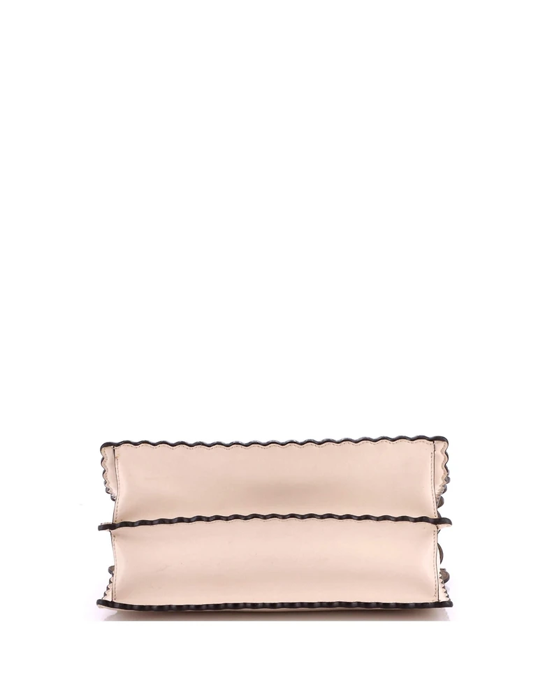 Pre-Owned Fendi Medium Kan I Bag Embroidered Studded Leather