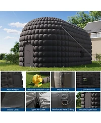 homfan 33 x 18 x15 Ft Inflatable Party Tent with Oxford Fabric, Heavy Duty Event Canopy Shelter for Party, Wedding Bbq Outdoor Gathering