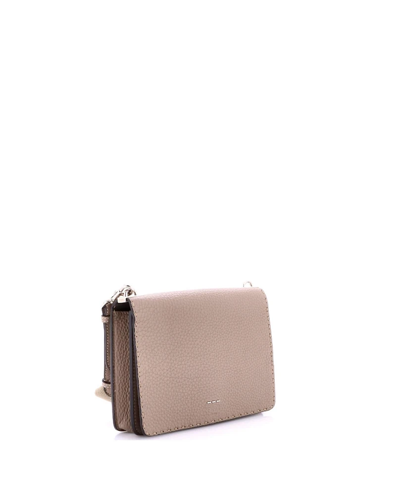 Pre-Owned Fendi Small Selleria Flap Crossbody Bag Selleria Leather