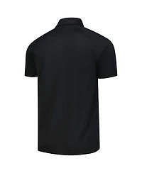 LevelWear Men's Black Nhl Hockey Fights Cancer Draft Day Mason Polo Shirt
