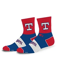 Starter Men's and Women's Texas Rangers Trifecta Throwback Mid-Crew Socks