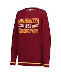 Uscape Apparel Men's and Women's Maroon Minnesota Golden Gophers Renew Knit Vintage Retro Sweater