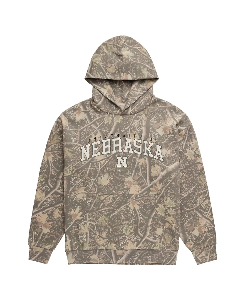 Uscape Apparel Men's Camo Nebraska Huskers Back Bay Fleece Hoodie