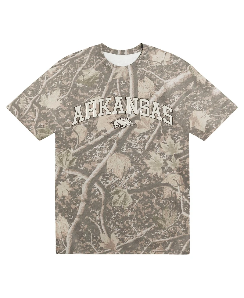 Uscape Apparel Men's Camo Arkansas Razorbacks Back Bay Heavyweight T-Shirt