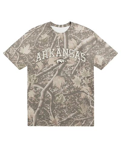 Uscape Apparel Men's Camo Arkansas Razorbacks Back Bay Heavyweight T-Shirt