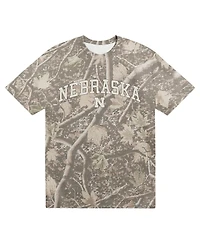 Uscape Apparel Men's Camo Nebraska Huskers Back Bay Heavyweight T-Shirt