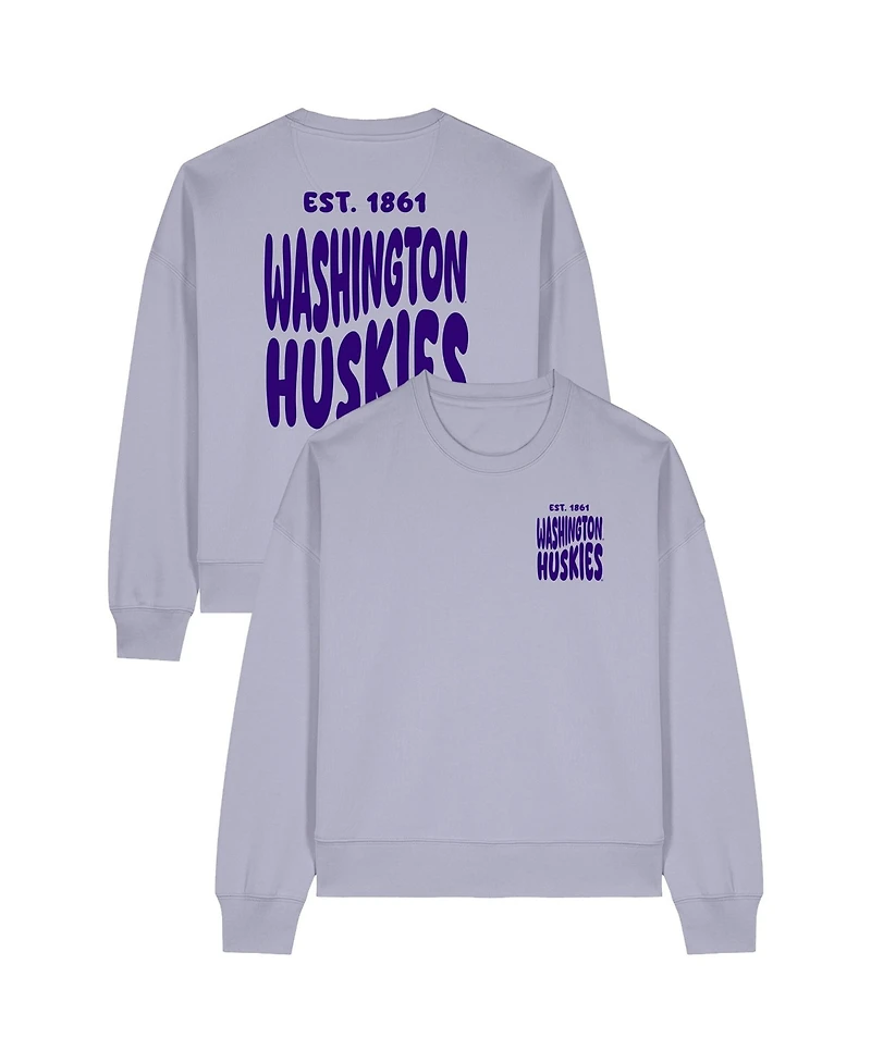 Uscape Apparel Women's Purple Washington Huskies Cloud Sweatshirt
