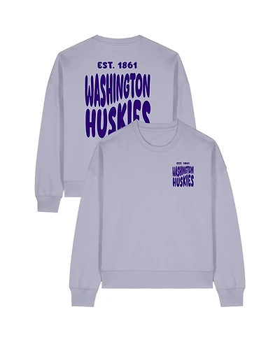 Uscape Apparel Women's Purple Washington Huskies Cloud Sweatshirt
