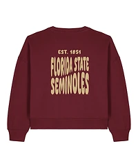 Uscape Apparel Women's Garnet Florida State Seminoles Cloud Sweatshirt