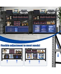 Viyet 69"Height Heavy Duty Garage Shelving