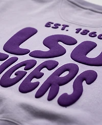 Uscape Apparel Women's Purple Lsu Tigers Cloud Sweatshirt