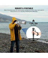 Neewer TP41 Camera Monopod with 155cm, 17.6lb