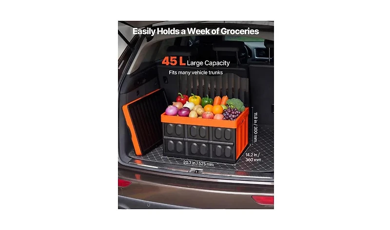 Viyet 3-Pack 45L Collapsible Storage Bins