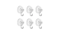 Viyet 6-Pack Heavy-Duty Vacuum Suction Hooks