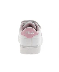 Laura Ashley Little Girls (5-10) Hook-and-Loop Star Casual Shoes with Rainbow Charm Detail Fashion Sneakers (Toddler)