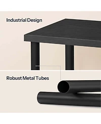 Slickblue Slim 3-Tier End Table with Twist-On Assembly and Multi-Level Storage