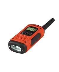 Motorola Solutions, Portable Frs, T605_H2O, Talkabout Two-Way Radios Rechargeable Walkie Talkie, 22 Channel, 35 Mile, Orange W/Black, 2 Pack