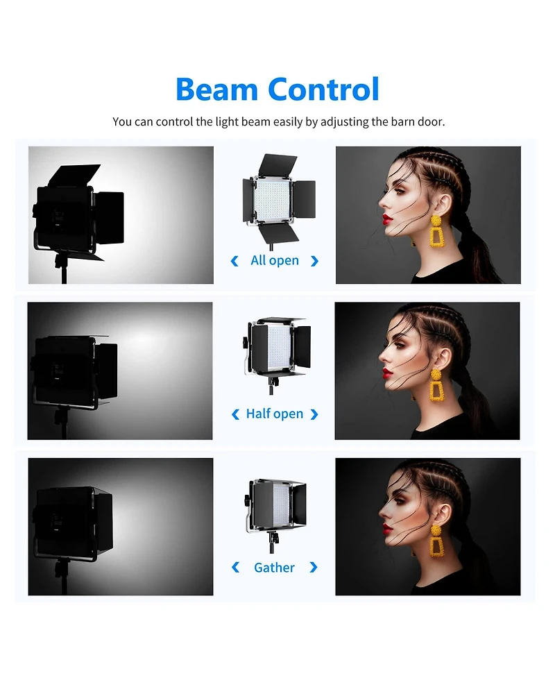Neewer Led Video Light with 9 Inches, 5 cm, 480 Led
