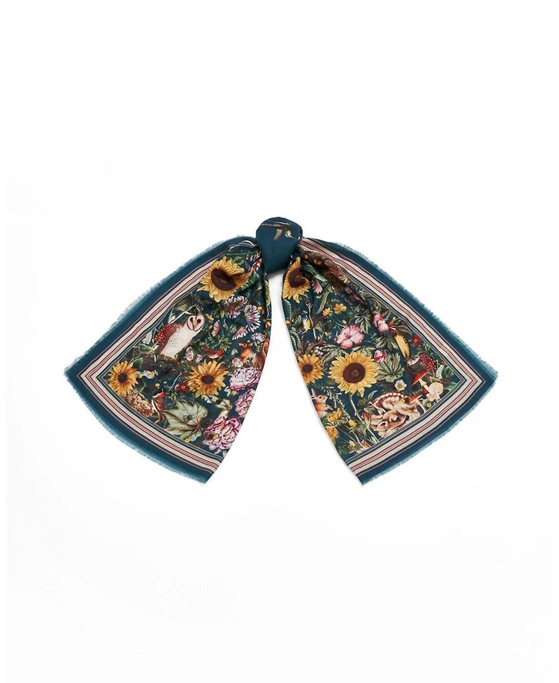 Fable England Women's Botanical Long Scarf