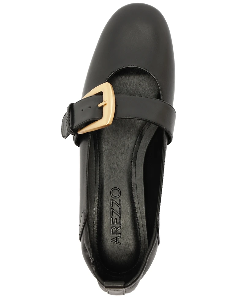 Arezzo Women's Kenny Mary Jane Ballet Flats