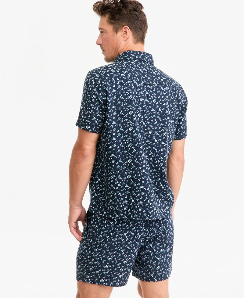 Sun + Stone Men's Short-Sleeve Victor Ditsy Floral Shirt, Macy's Exclusive