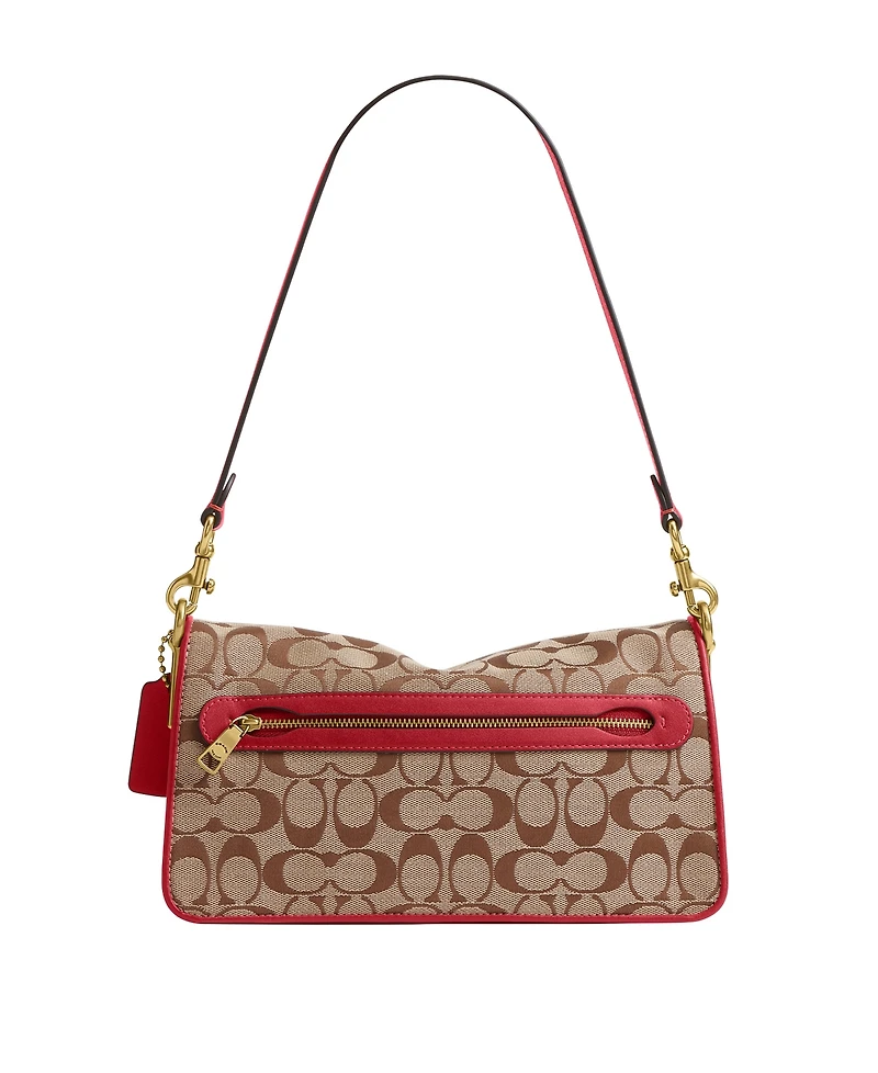 Coach Tabby Soft Signature Jacquard Small Shoulder Handbag