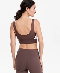 Id Ideology Scoop-Neck Wireless Medium-Impact Sports Bra, Macy's Exclusive