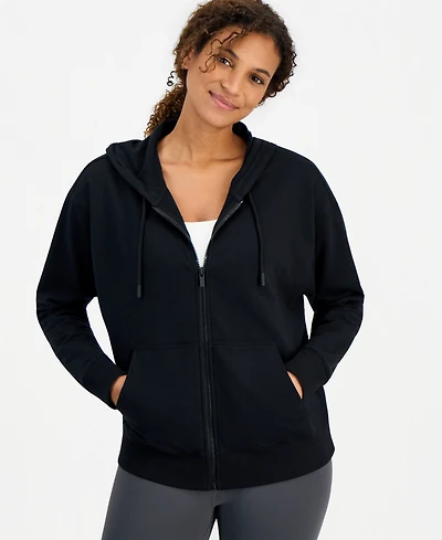Id Ideology Women's Oversized Fleece Hoodie, Macy's Exclusive
