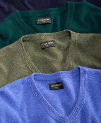 Club Room Men's 100% Cashmere V-Neck Sweater, Macy's Exclusive