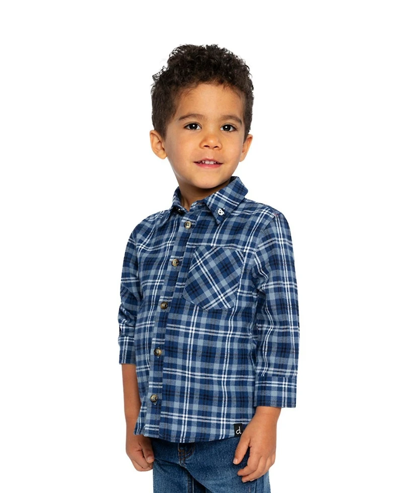 Deux par Toddler Boys Plaid Shirt