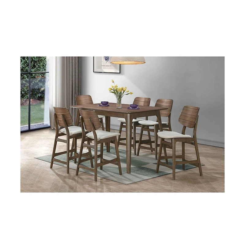 New Classic Furniture Oscar Wood Counter Height Table