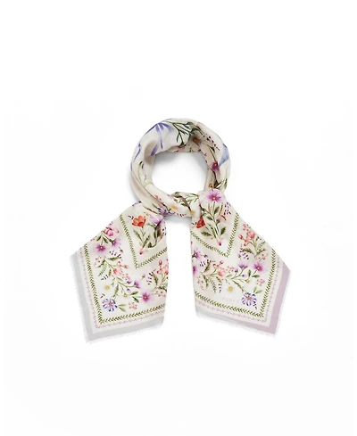 Fable England Women's Forget Me Not Narrative Square Scarf