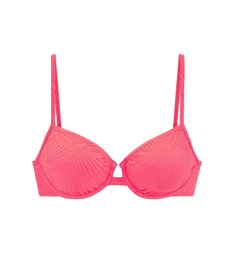 Lascana Women's Shell Pattern Underwire Bikini Swimsuit Top Bra Sizing