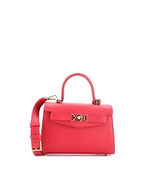 Pre-Owned Versace Small Medusa 95 Top Handle Bag Leather
