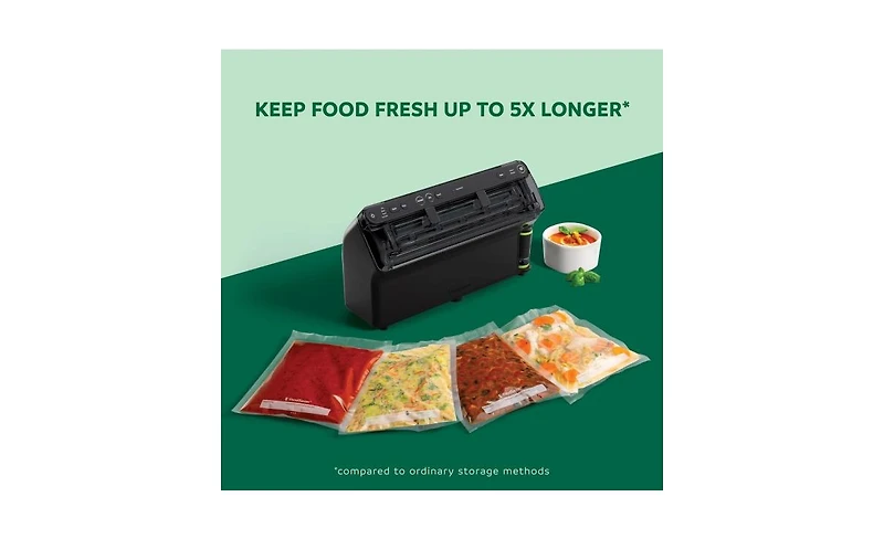 FoodSaver Elite All-in-One Liquid+ Vacuum Sealer with Bags and Roll