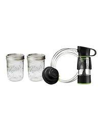 Ball Mason Jar Vacuum Sealer Kit with Handheld Sealer and Jar Seal Lids - Wide Mouth