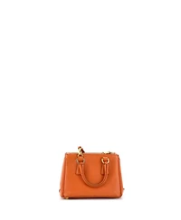 Pre-Owned Prada Mini Double Zip Lux Tote Saffiano Leather