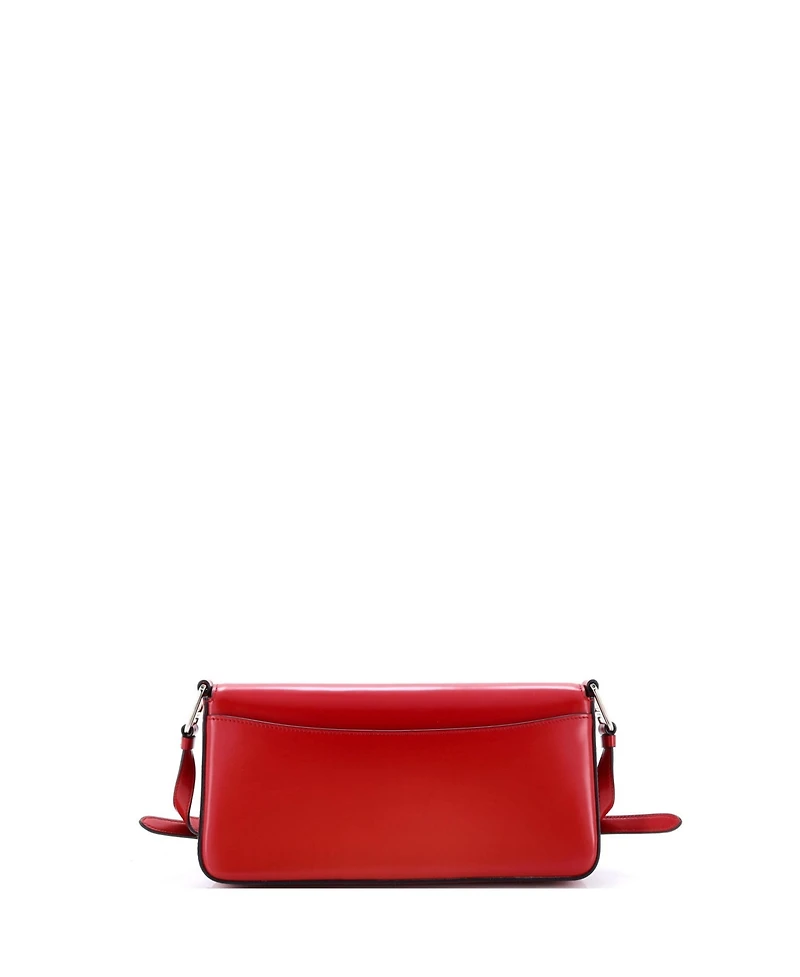 Pre-Owned Prada Femme Flap Shoulder Bag Spazzolato Leather