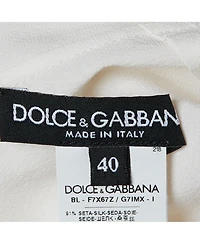 Pre-Owned Dolce & Gabbana Women's Pre-Owned Dolce and Gabbana Dragonfly Embellished Silk Crepe Blouse
