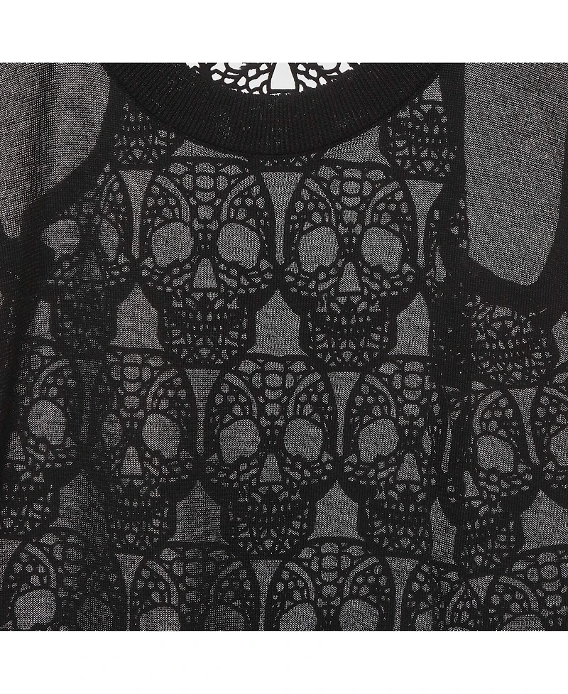 Pre-Owned Missoni Women's Philipp Plein Sheer Skull Lace Tank Top