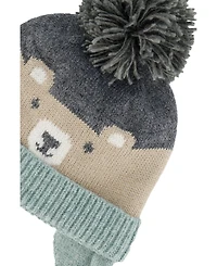 Deux par Deux Toddler Boy (2Y - 4Y) Winter Knit Hat.