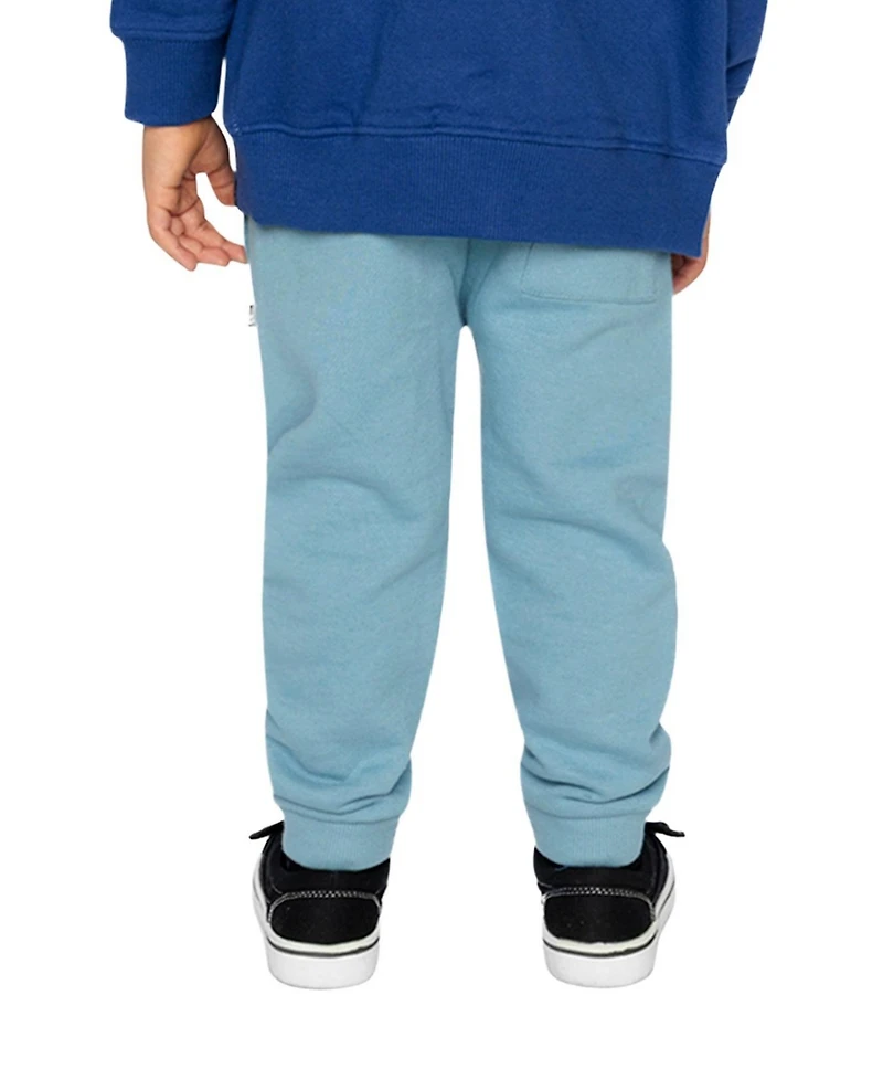 Deux par Little Boys Fleece Sweatpants Pale Turquoise