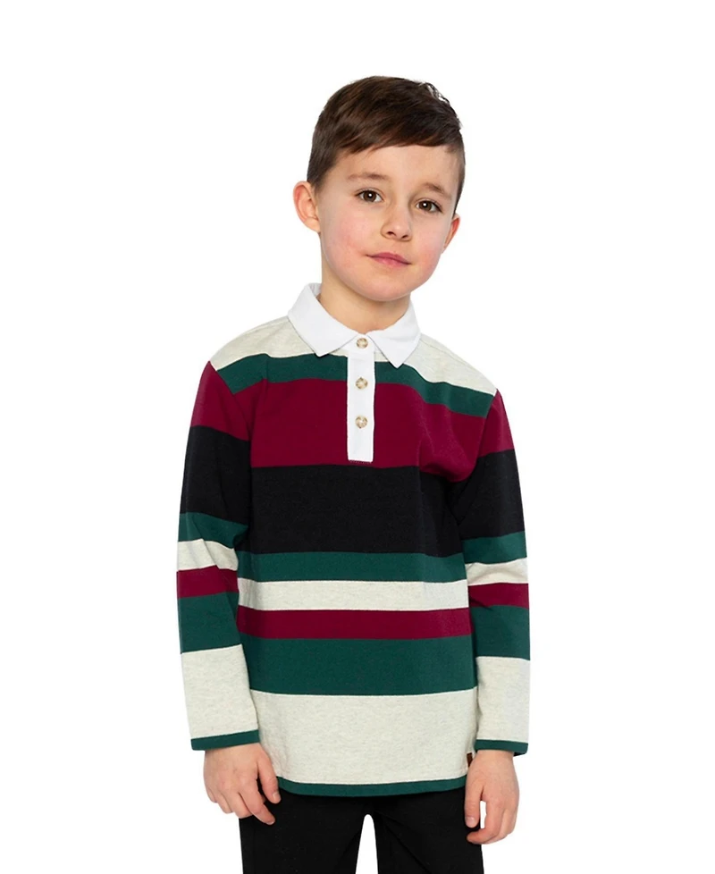 Deux par Little and Big Boy's (6-12) Polo shirt