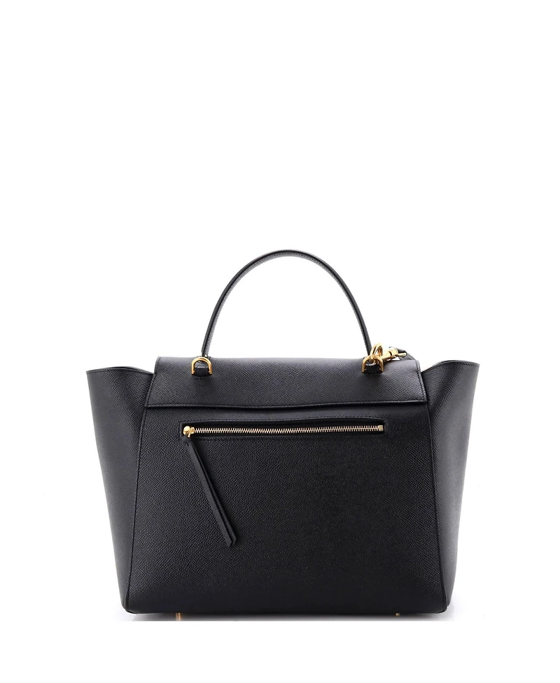 Pre-Owned Celine Medium Belt Bag Textured Leather
