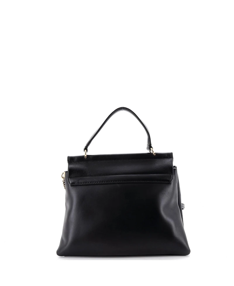 Pre-Owned Chloe Small Faye Top Handle Bag Leather