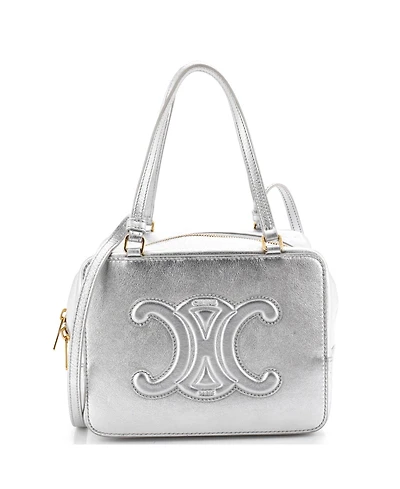 Pre-Owned Celine Cuir Triomphe Folded Cube Bag Leather