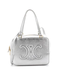 Pre-Owned Celine Cuir Triomphe Folded Cube Bag Leather