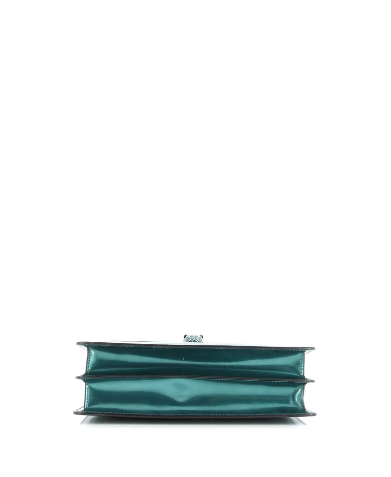 Pre-Owned Bvlgari Medium Serpenti Forever Shoulder Bag Patent