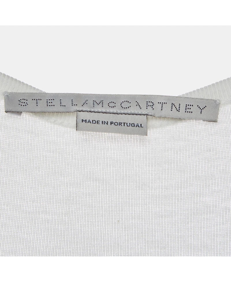Pre-Owned Stella Mccartney Women's Bird Print Cotton Knit Racerback Tank Top