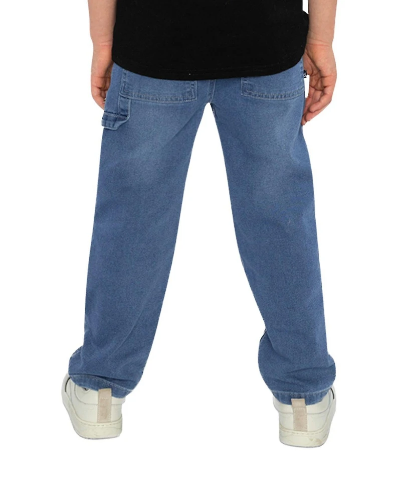 Deux par Little and Big Boy (6-12) French Terry Denim Pants